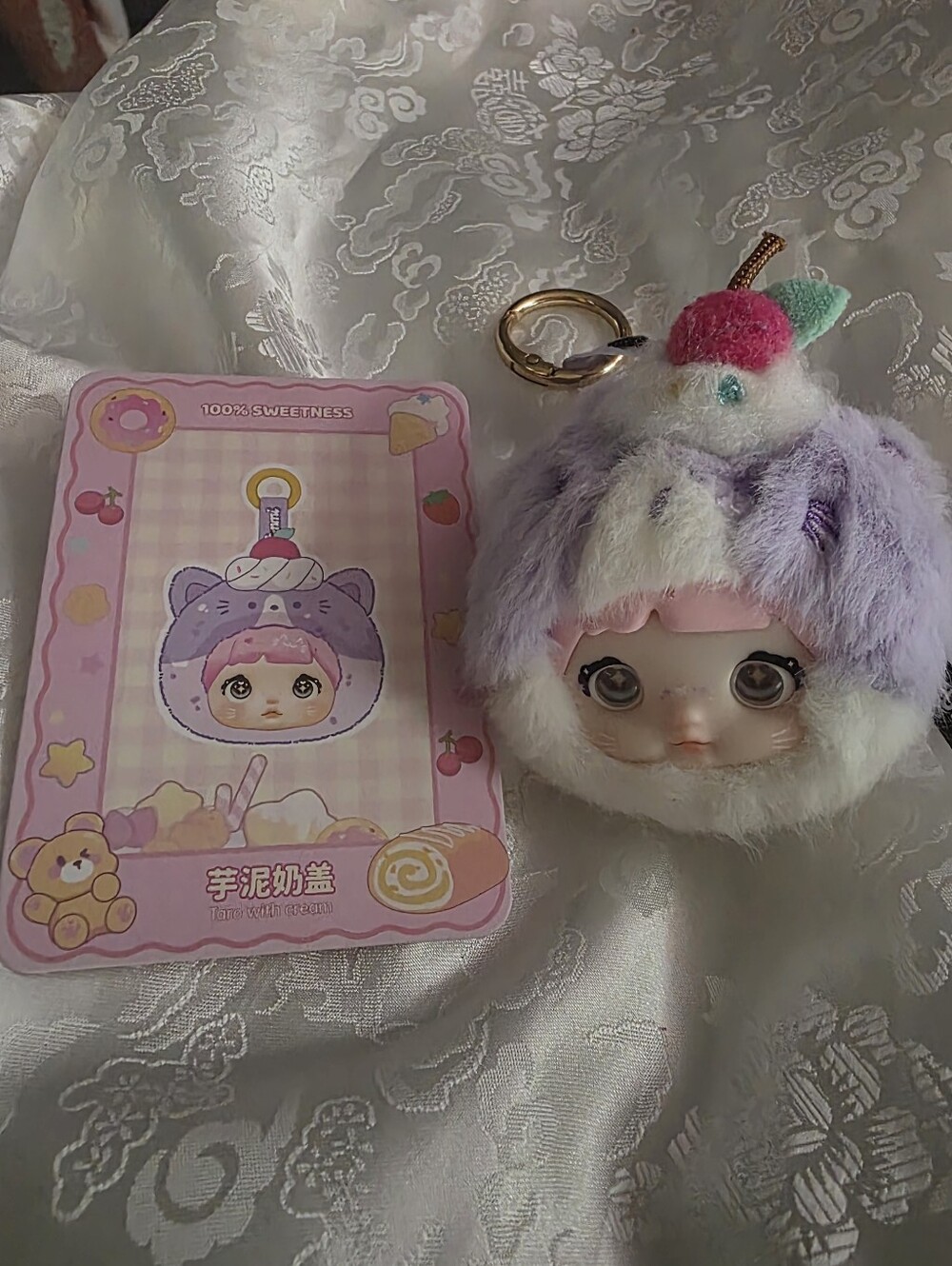 Darling Nommi Mystery blind box bag Sweetness 100% series Taro with Cream